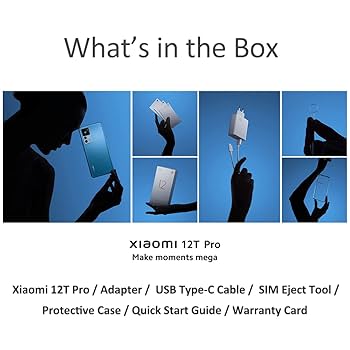 Xiaomi 12T Pro (Clear Blue 8GB RAM, 128 Storage) - 200MP